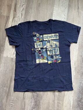 Disney World Expedition Everest *Mickey Mouse* "Beware the Yeti"AD Large T-Shirt